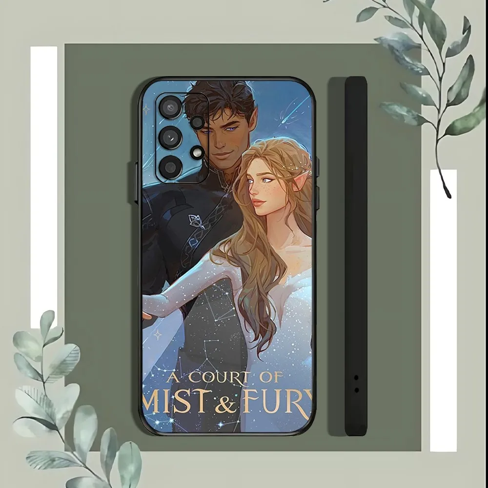 Фото Acotar Court M-Mist And Fury Phone Case For Samsung Galaxy A52 A12 A51 S21 Edge S22ULTRA S23 S24 Plus Ultra Black Cover №5
