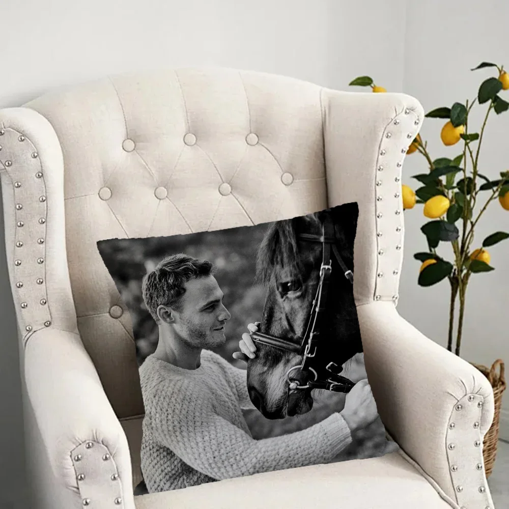 Kerem Bursin 45x45 декоративный чехол для подушки из полиэстера/хлопка с принтом