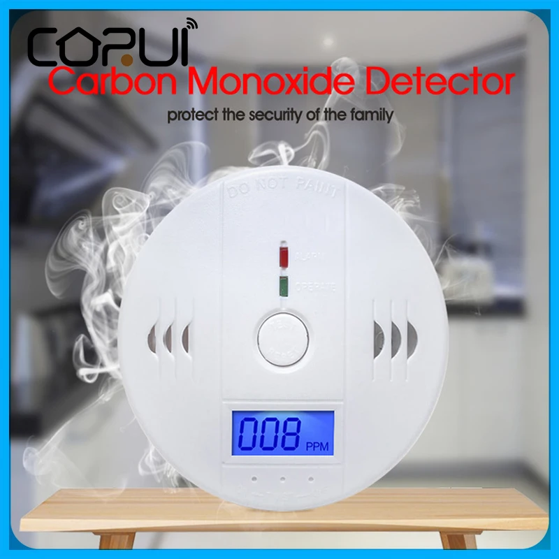 

CoRui Carbon Monoxide Alarm Household Clean Smokeless Honeycomb Briquette Gas Furnace Poisoning CO Leakage Detector Sensor