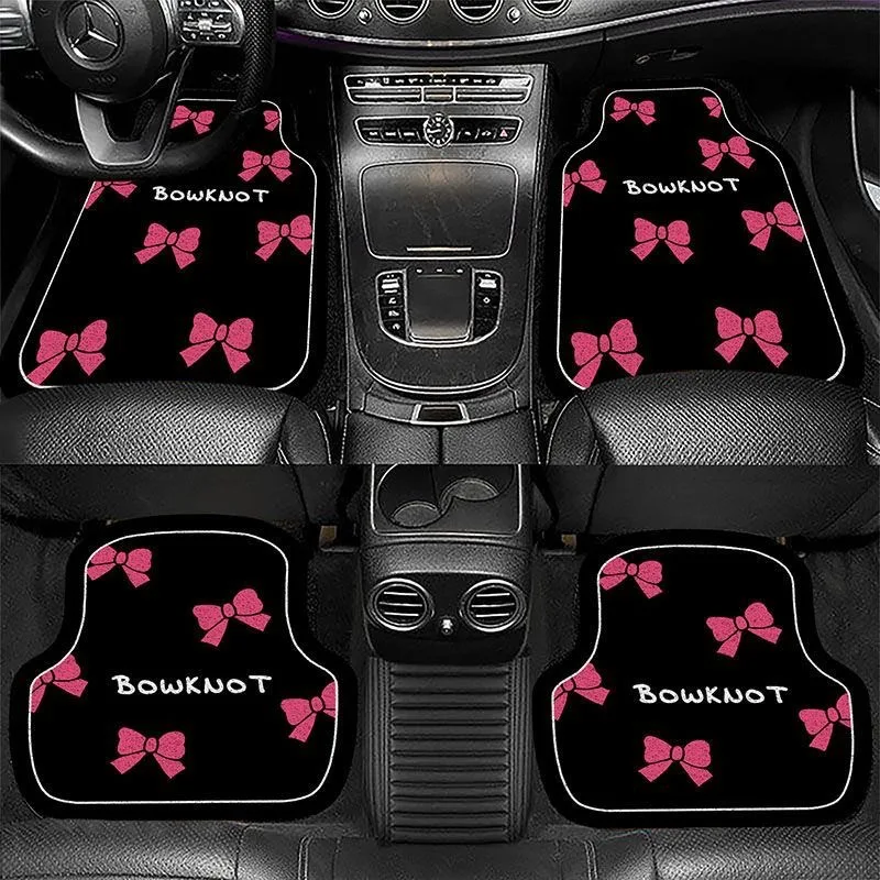 Аниме мультяшное украшение автомобиля Kawaii Kt Cat Cinnamoroll Kuromi автомобильные коврики