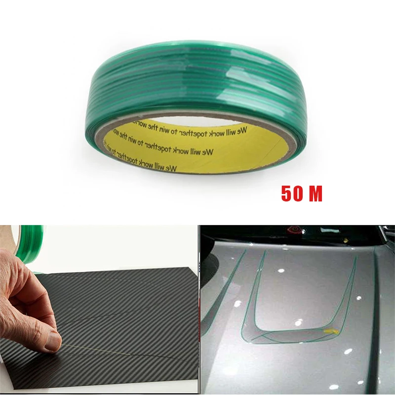 

5/10/50M Vinyl Wrap Car Stickers Knifeless Tape Design Line Car Film Wrapping Cutting Tape Knife Car Styling Tool Accessories