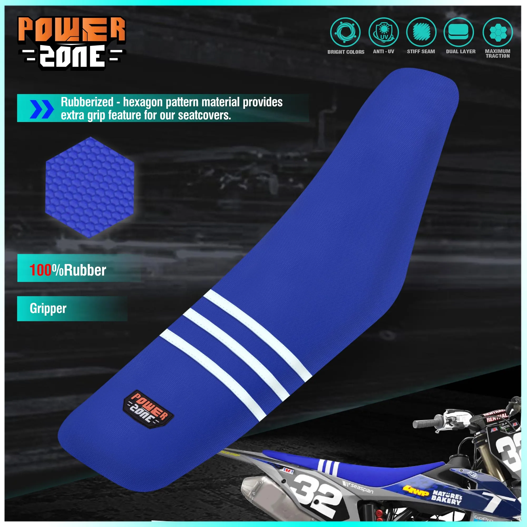 

Защитный Противоскользящий чехол в рубчик для SXF EXC KXF CRF YZF WR TC TE