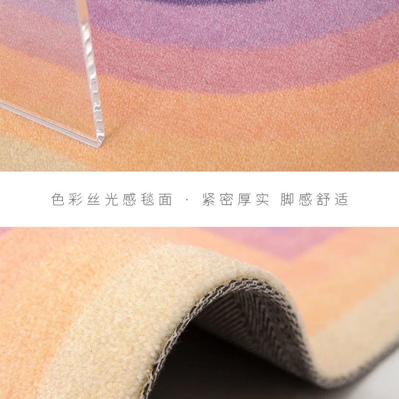 Светильник роскошный фиолетовый ковер/Милая Минималистичная спальня в стиле