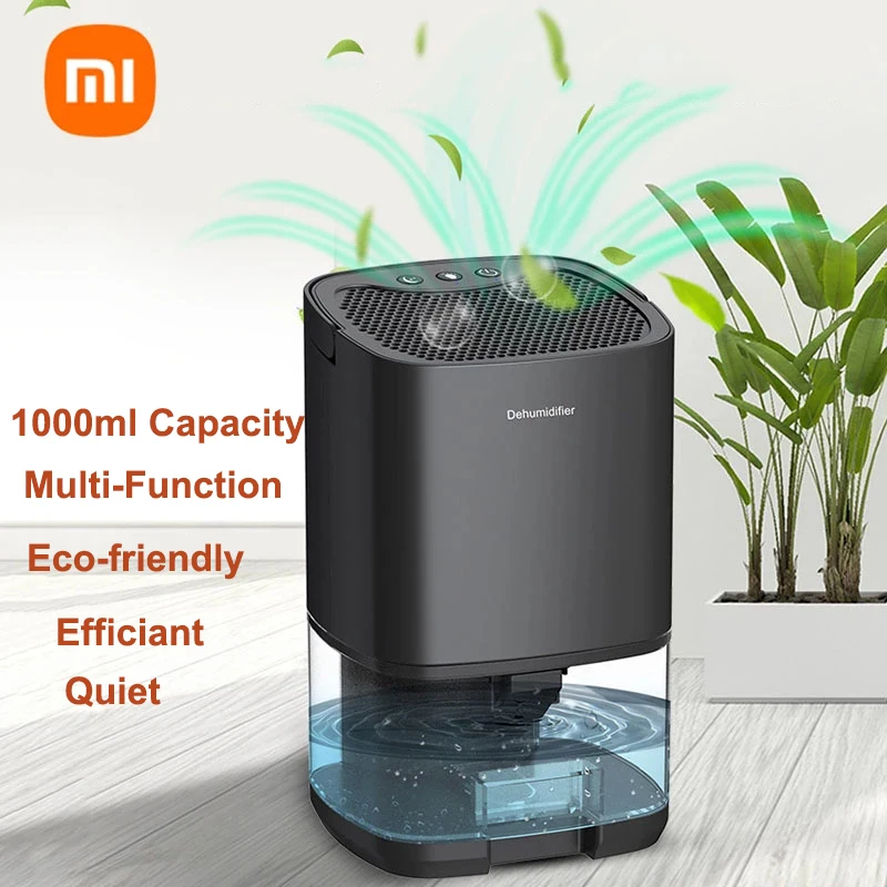 MiJia Portable Premium Dehumidifier and Air Purifier 2 in 1 For Home For Room, Mute Moisture Absorbers Air Dryer mist maker