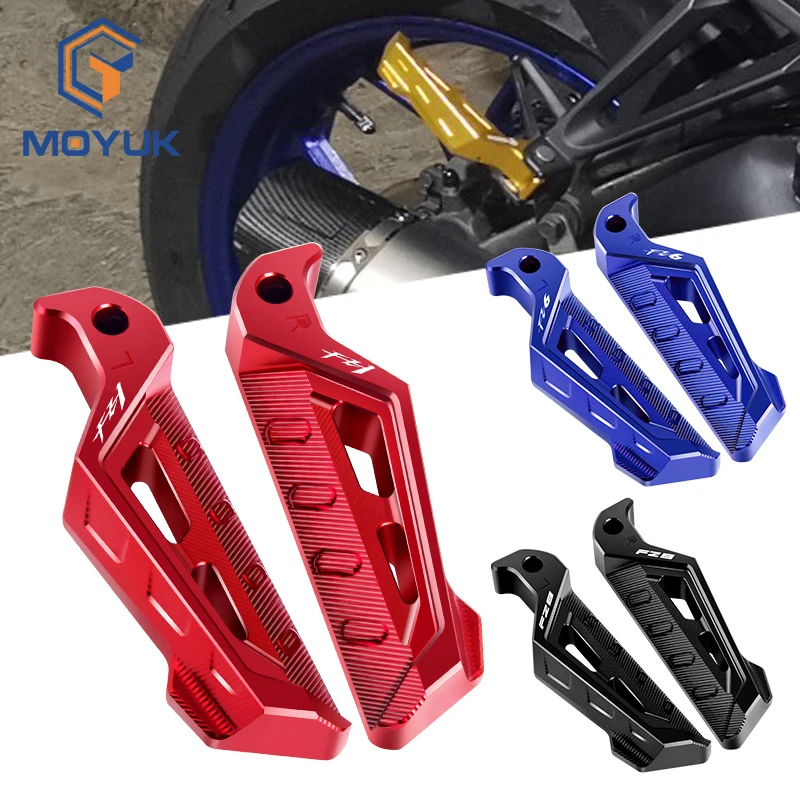 

For YAMAHA FZ1 FZ 1 FZ6 FA 6 FZ8 FZ 8 Motorcycle Accessories Rear Passenger Footrest Foot Rest Pegs Rear Pedals anti-slip pedals