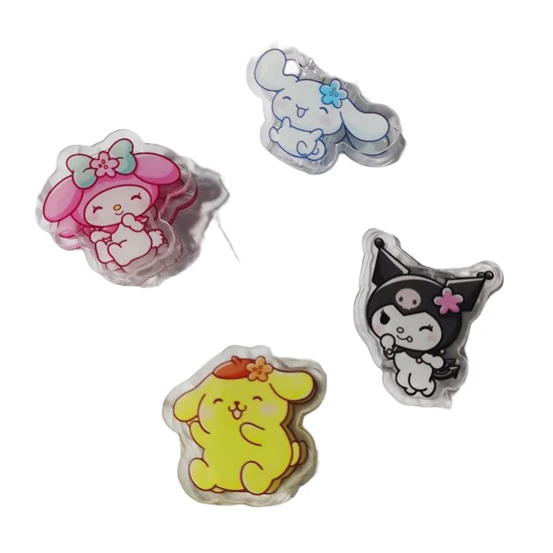 

Sanrio, мультфильм, планшетофон, офисный зажим, милая кавайная рулонная клипса, индивидуальная прозрачная охватывающая полипропиленовая клип...