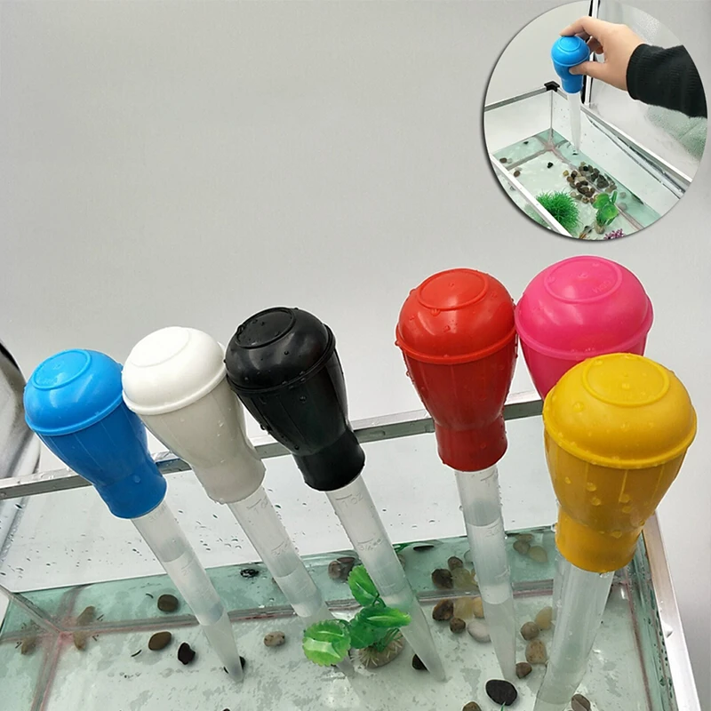 

50ml Supply tube aquarium clean tool pipette fish tank siphon pump water changer