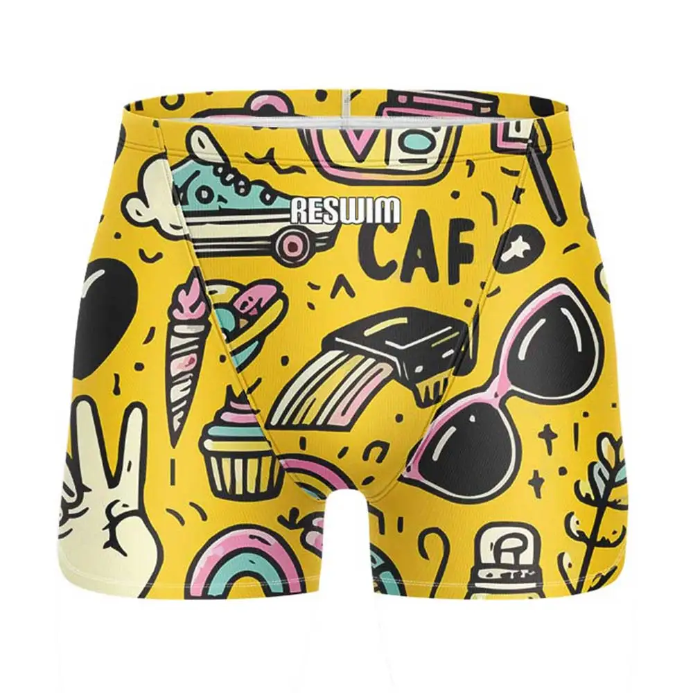 Мужской раздельный купальник плавки пляжные трико шорты спортивные