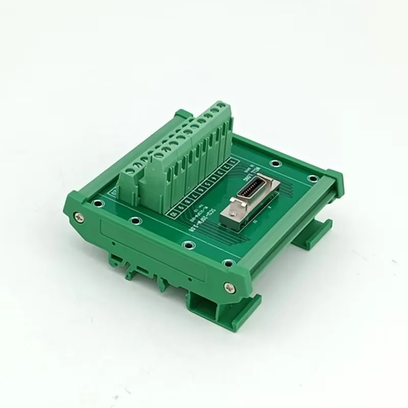Интерфейсный модуль для монтажа на DIN-рейку коммутационная плата SCSI 20P MDR