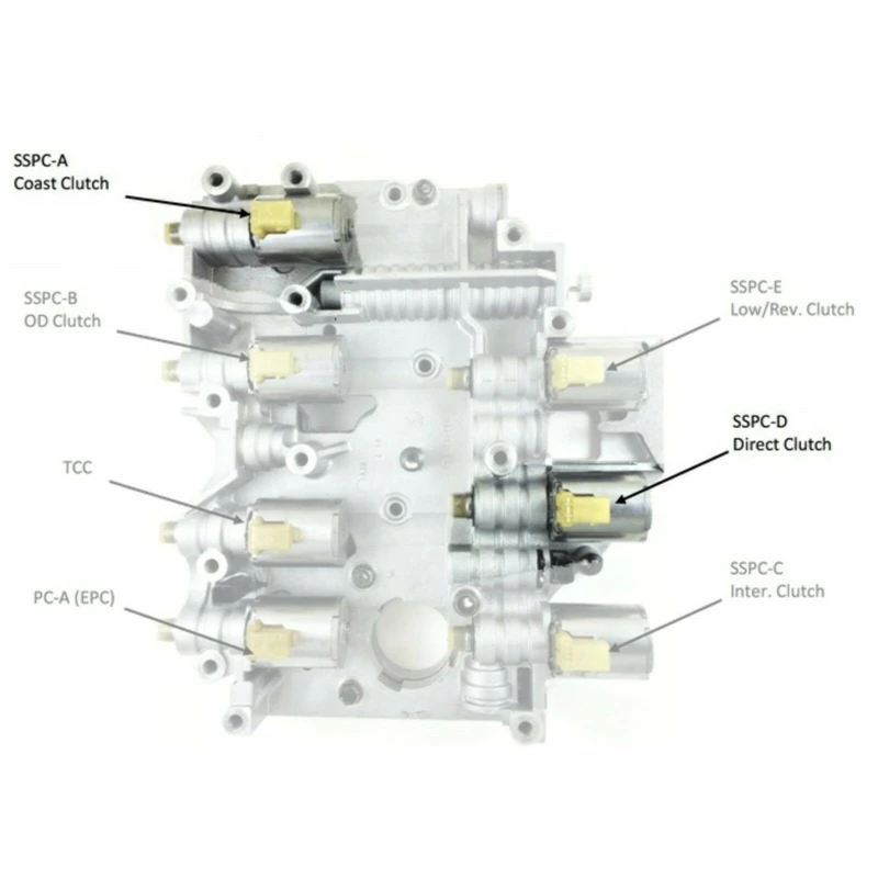 Автомобиль 5R110W TCC замок Up-Overdrive-низкий обратный соленоид для 2003 + FORD 3C3Z-7J136-BA