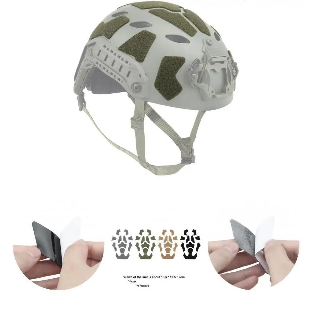 

Wide Application Easy to Stick Fastener Tape Helmet Padding Stickers for Football Helmet