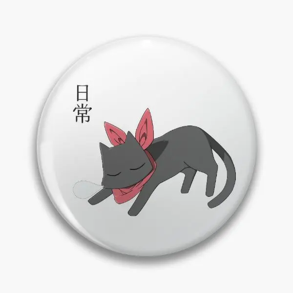 Nichijou Спящий Сакомото мягкая булавка на пуговицах забавный любовник декор одежды