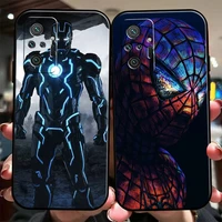 marvel luxury cool phone case for xiaomi redmi 7 8 7a 8a 9 9i 9at 9t 9a 9c note 7 8 2021 8t 8 pro back silicone cover soft