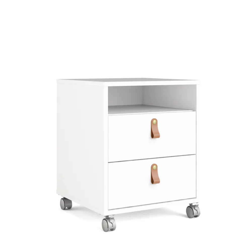

Winston 2 Drawer, 1 Shelf Mobile Cabinet, White