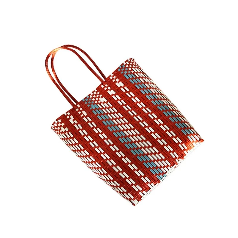 Пластиковые плетеные сумки Внешняя торговля Тканые Водонепроницаемые пляжные