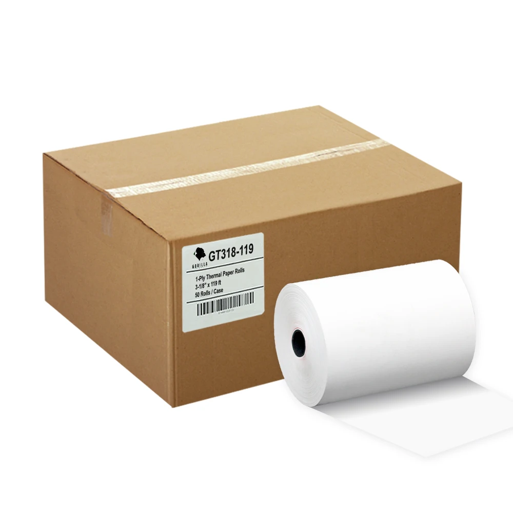

3 1/8 x 119 Thermal Paper Receipt Roll FD100 200 300, BPA Free, 50 Rolls