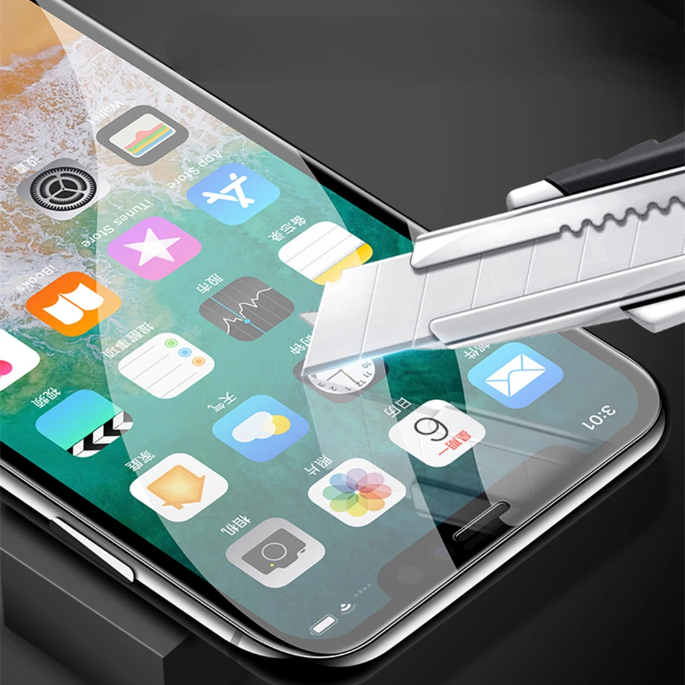 Tempered Glass For iPhone 11 12 13 Pro Max Screen Protector On iPhone XR X XS Max 7 8 6 Plus 13 12 Mini SE 2020 Glass