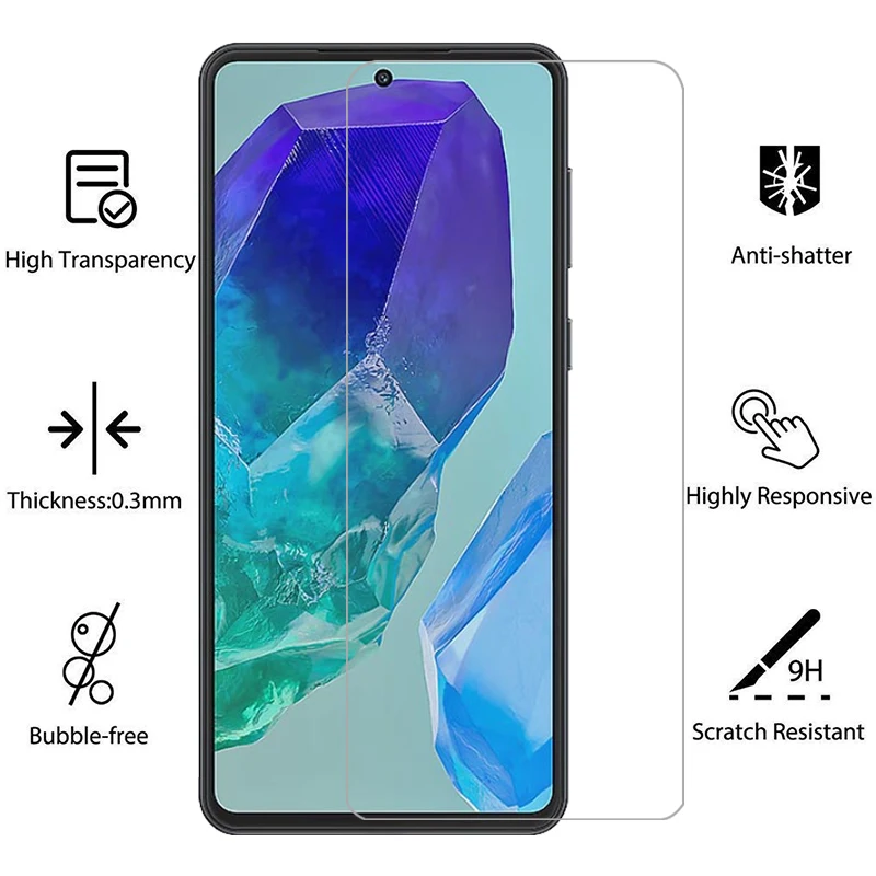Защитное закаленное стекло для samsung galaxy m55 защита экрана на samsungm55 galaxym55 m 55 n55 5g