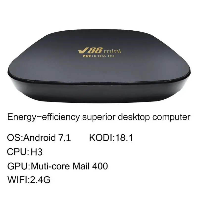 Смарт-ТВ V88Smart TV Android 12 4K HD 2 + 8/32/64/128 ГБ 4 ГГц