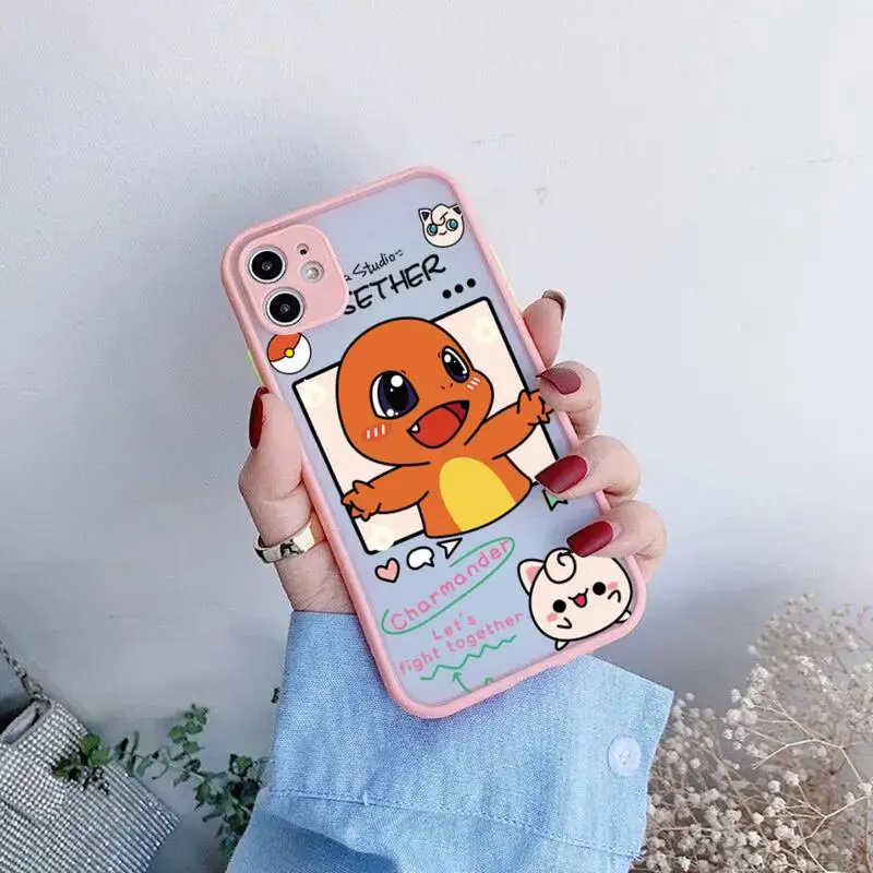 Чехол для телефона с мультяшным покемоном Пикачу iphone 13 12 11 Pro Max Mini XS 8 7 Plus X SE 2020 XR