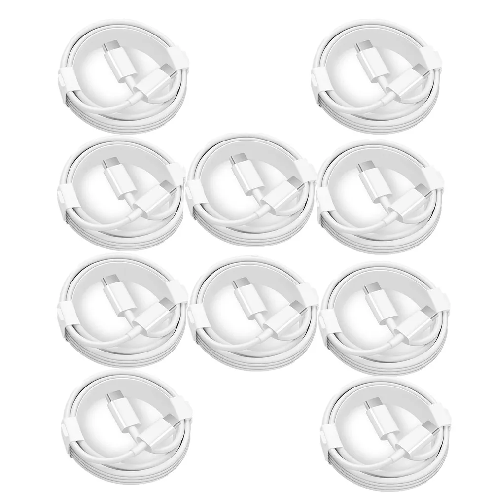 

10Pcs/lot 1M Type c to Type c USb Cable 2A Quick Charging Cables Wire For Samsung Galaxy S20 S21 Note 10 htc lg xiaomi huawei