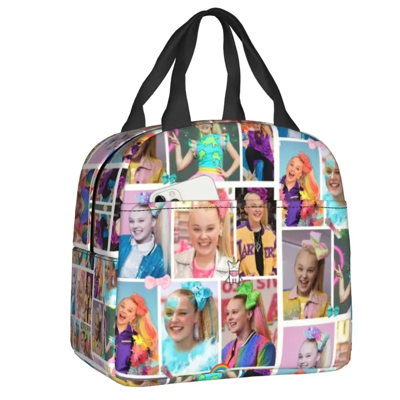 

Изготовленный На Заказ Ланч-бокс JoJo Singer Siwa с изображением танцора, термоохладитель для мужчин и женщин, изолированный Ланч-бокс для детей и школы