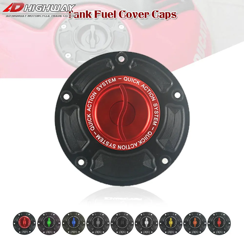 CNC Racing Aluminum Motorcycle Fuel Tank Cap Gas Cap Cover Quickly Release Keyless For HONDA GROM MONKEY 125 2014-2020