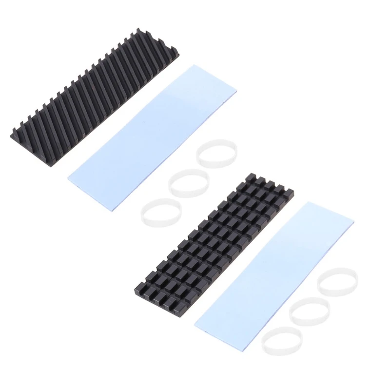 

Graphene Heatsink Thermal Pads for .2 SSD 2280 M2 NVMe CPU GPU Fast Cooling