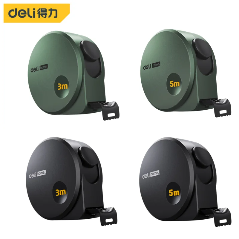 

Deli Tools 1Pcs 3/5M Digital Tape Measure Retractable Metric Measuring Tape Household Woodworking Portable Measuring Tools