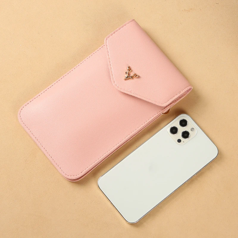 

Touch Screen 6.88 inch Phone Bag Crossbody Bags Lady Multifunctional Shoulder Wallet Mini Women's Bag Mobile Wallet Card Holder