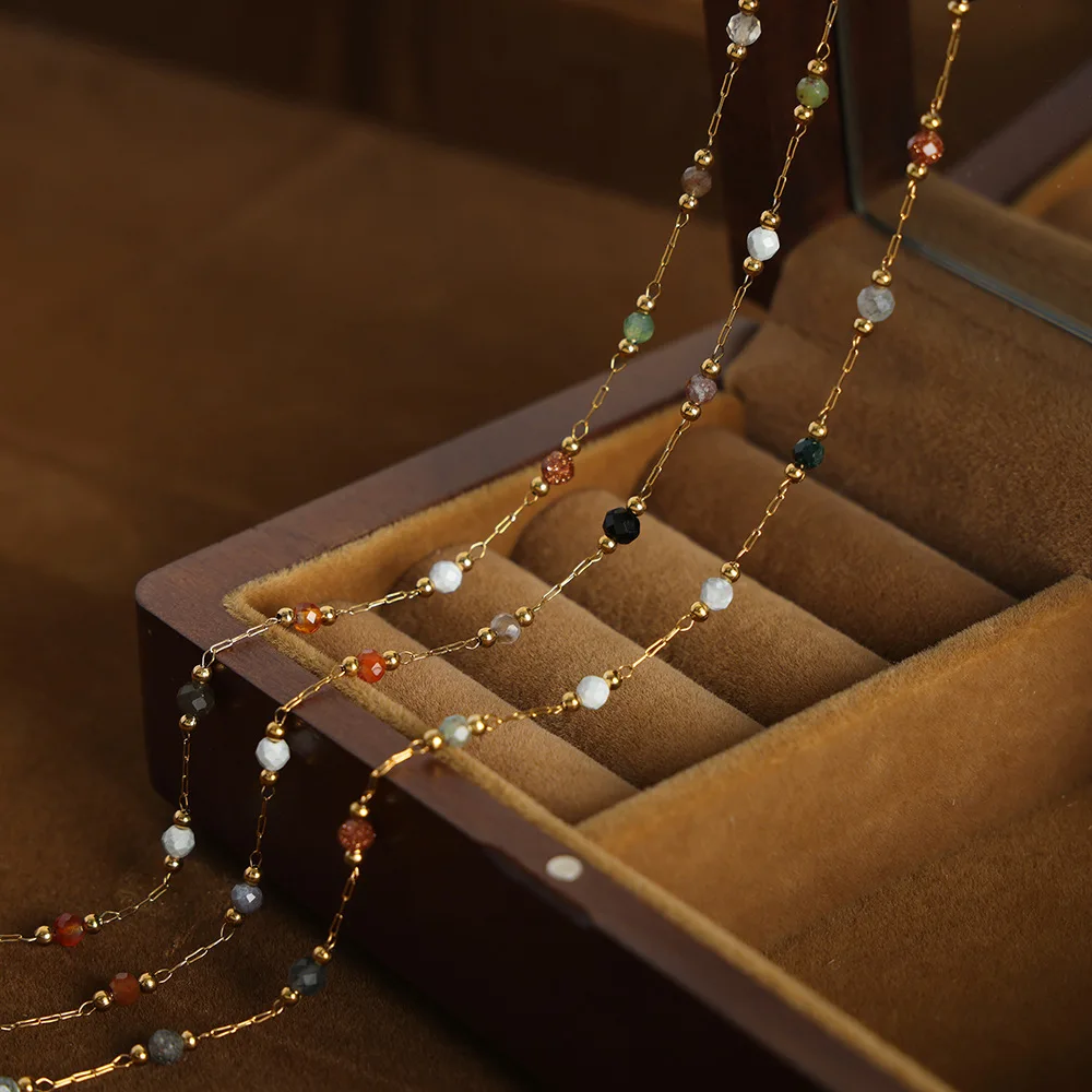 Модные нестандартные бусины carliдана на заказ разноцветные из натурального камня