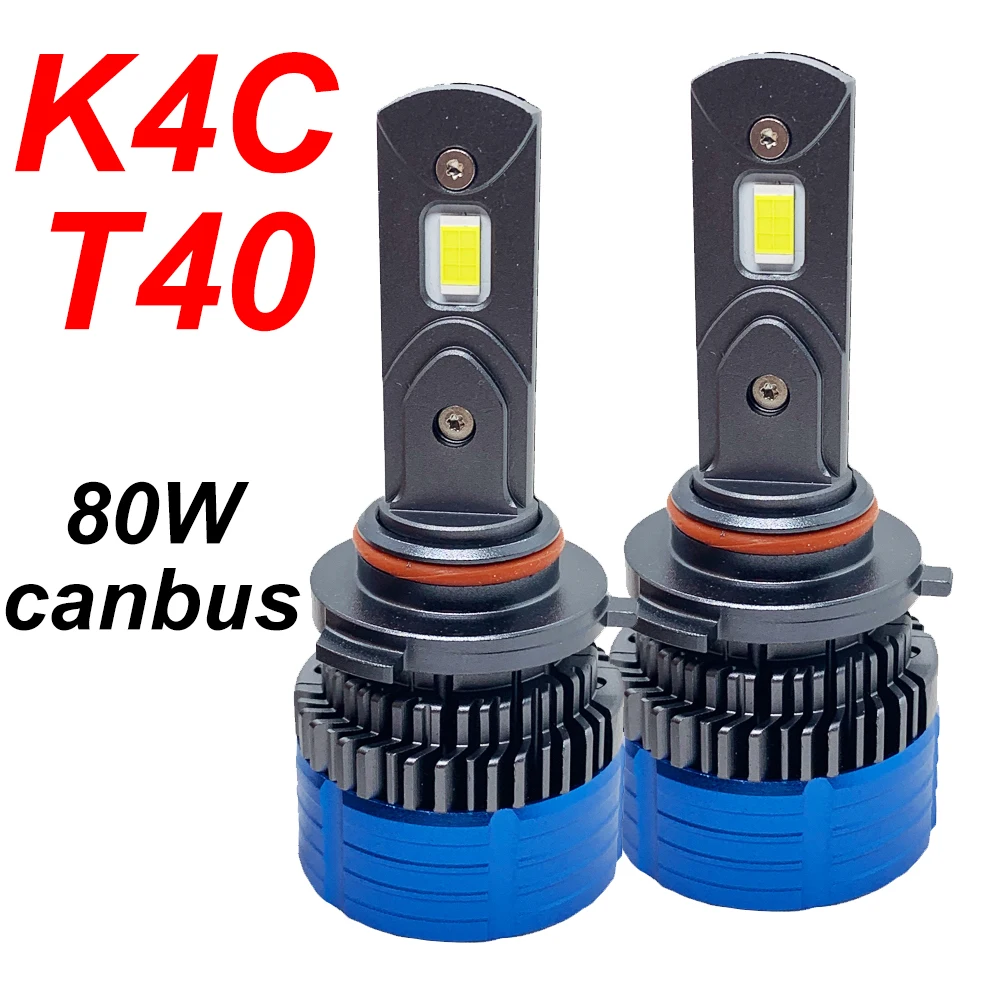 

K4C Original Factory Production H7 H4 HB3 9005 H1 H11 Led Car Lamps HB4 9006 Led Headlight Fog Light Kit Led Lights Auto 12V 80W