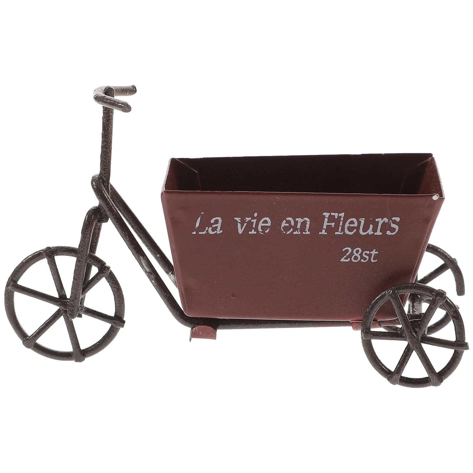 

Wagon Cart Flower Pot Holder Metal Garden Pot Planter For Home Patio Garden Outdoor Decor Holder Display Decor ( )
