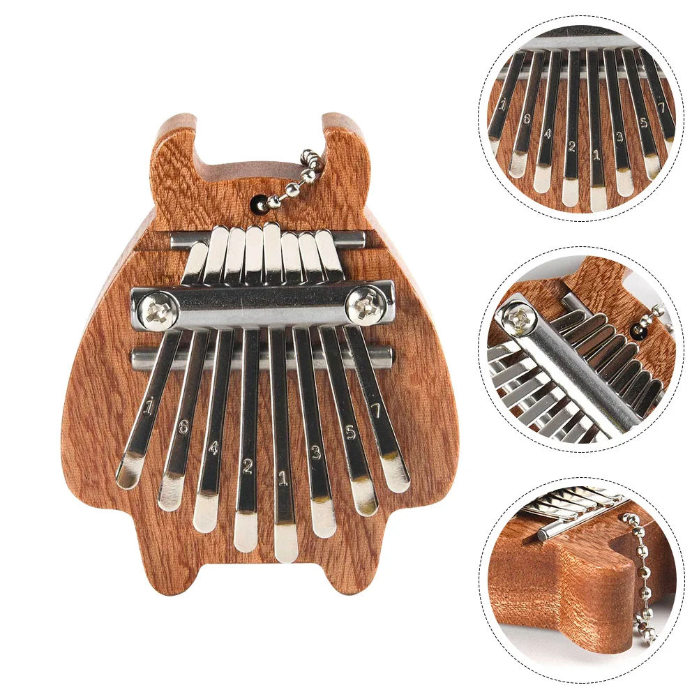 

Прочный инструмент для пальцев Kalimba, 8-тоновый портативный мини-пианино для пальцев Kalimba