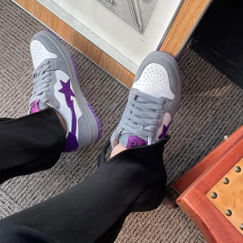 A BATHING APE Men and Women Vibe BapeGoose Sports Sneakers Unisex Air None-Slip Breathable Bapesta Low Outdoor Walking Shoes