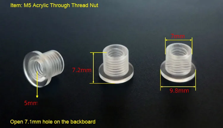 

SY1621 Антикоррозийные высокие столбы винтовой стержень для установки обратных каналов Букв Мини-знак