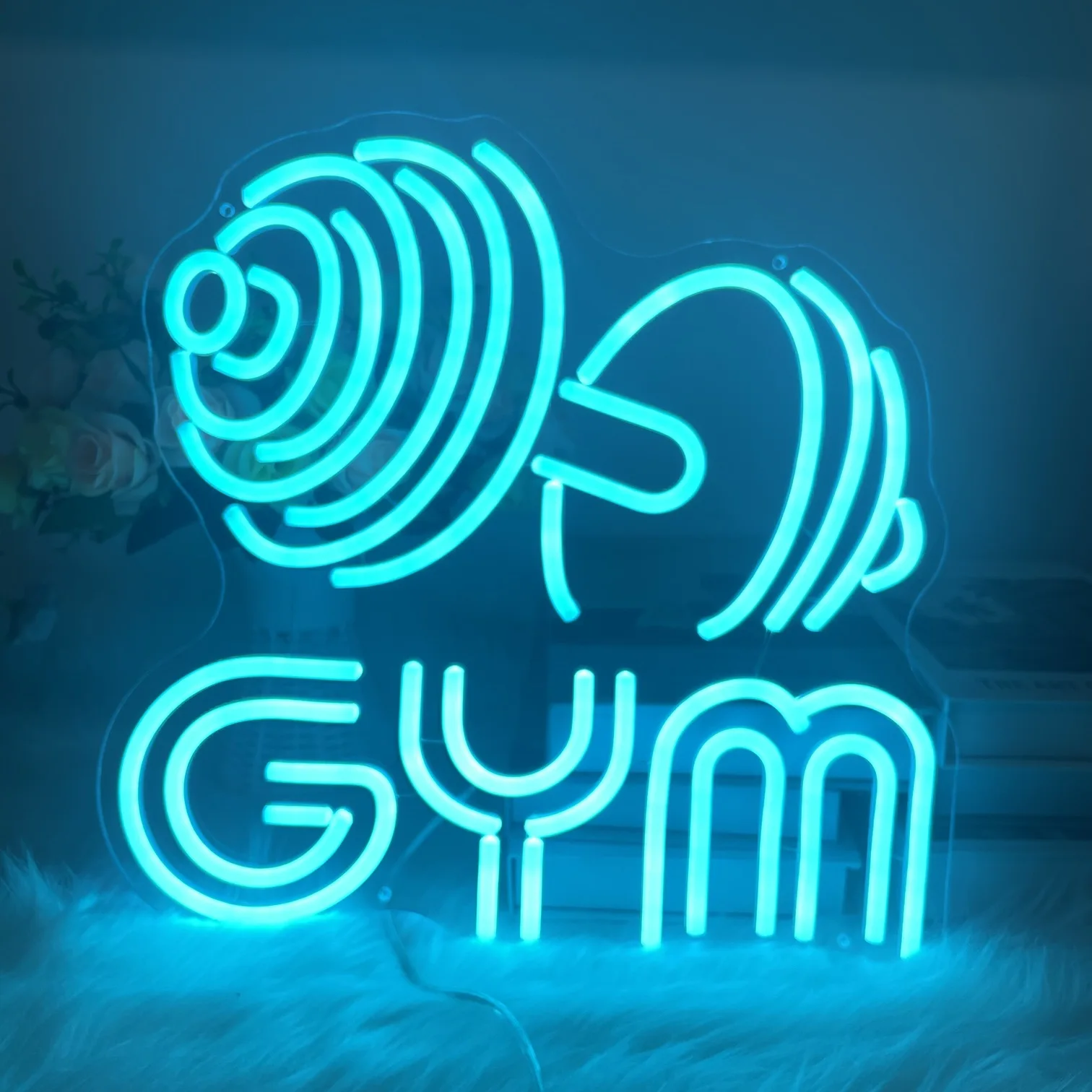 Неоновая вывеска Настенный декор для домашней комнаты тренажерного зала