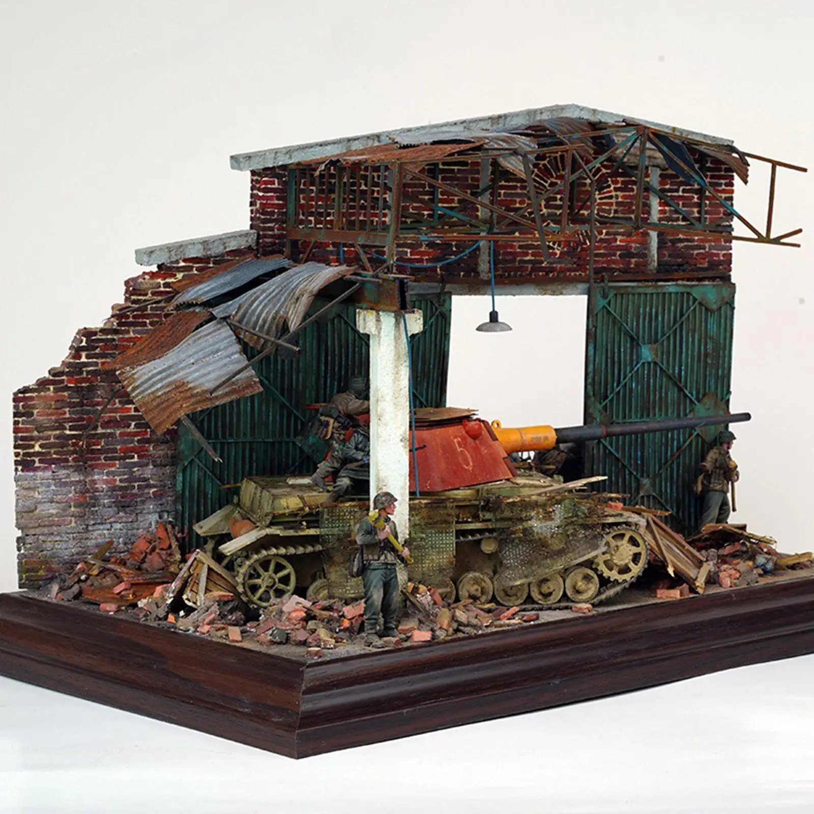

Unassembled Dioramas Building Model Kits,1:35 Sand Table Architecture European Ruins House,Miniature War Scene Layout