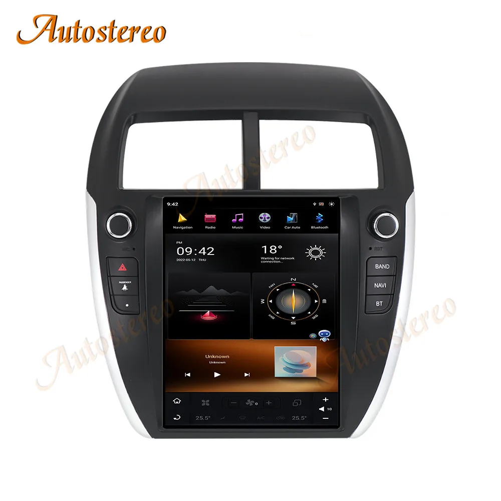 10 4-дюймовый Carplay Android13 Автомобильный GPS-навигатор для Mitsubishi ASX 2010-2014