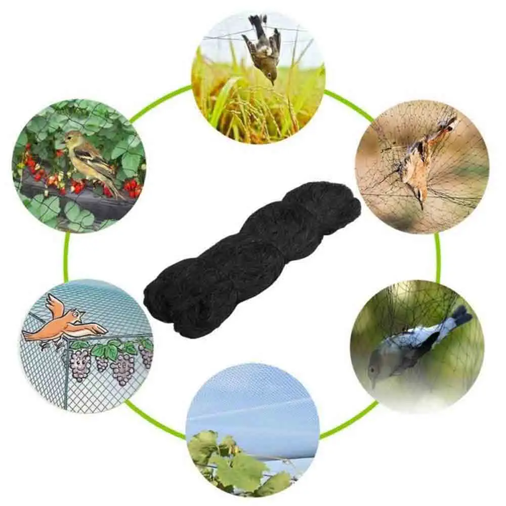 

Bird Preventing Net Traps Anti Bird Netting Nylon Garden Mesh Protect Pest Control Netting Garden Pond Crops Protective Tool
