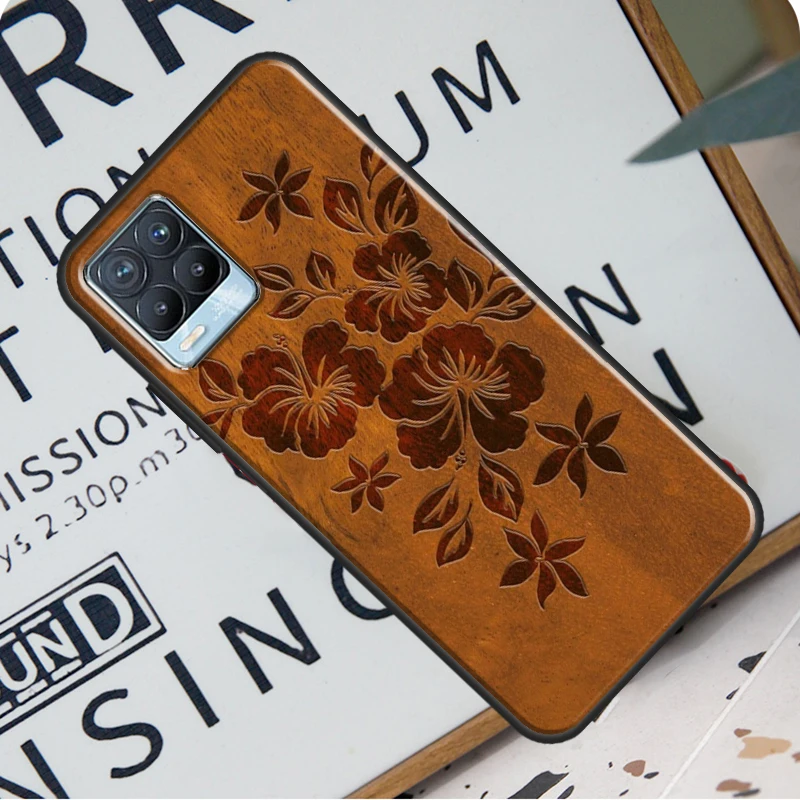 Печать узора дерева бамбука для чехла Realme GT Neo 2 Master C21 C3 8i 7 8 Pro, чехол OnePlus 9R 8T Nord2 9.