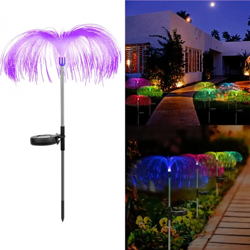 

Solar Jellyfish Lamp Waterproof Christmas Lights Outdoor For Garden Patio Decoration Flash Pathway Firework Light