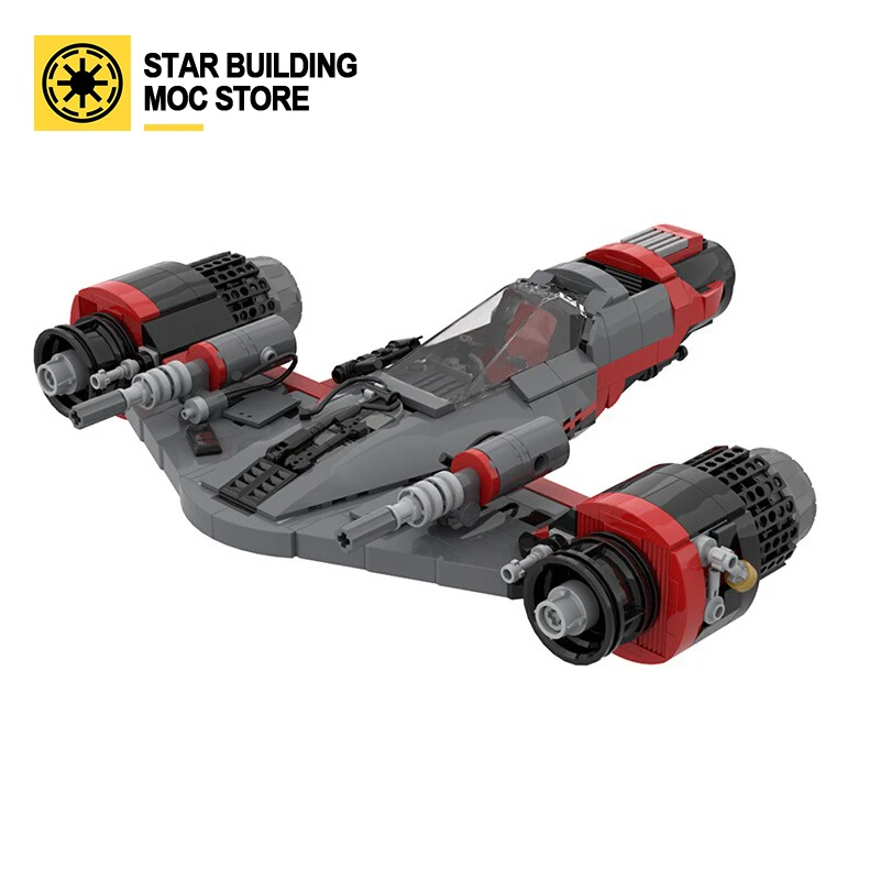 

Фотобоевой корабль MOC-87862 Mynock3, классический космический корабль, строительные блоки, военная модель оружия, боевой корабль, детская игрушка ...