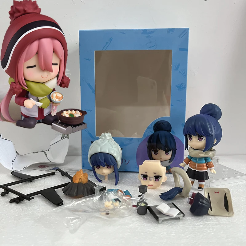 

Nendoroid 903 981 DX Yuru Camp Shima Rin Kagamihara Nadeshiko Action Figure Toys Cute Doll Creative Gift For Children