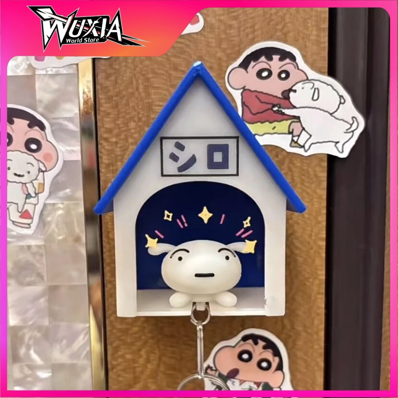 Брелок Crayon Shin-chan аниме фигурки Noob брелок для ключей экшн-фигурка маленького дома