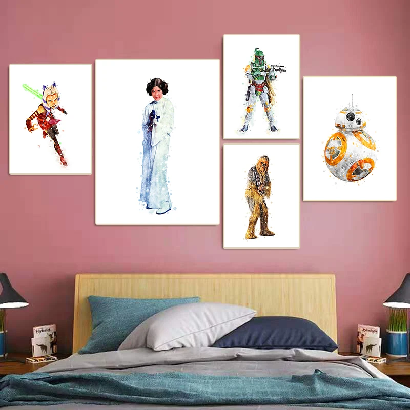 

Плакат из фильма Диснея и печать на холсте, настенная живопись для гостиной, дома, детской, спальни, декоративная картина на холсте