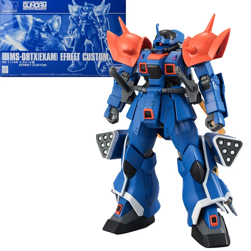 

Original Genuine Gundam Model Kit PB Limited HGUC 1/144 MS-08TX Efreet Custom Gunpla Anime Action Figure Toys Gift For Children