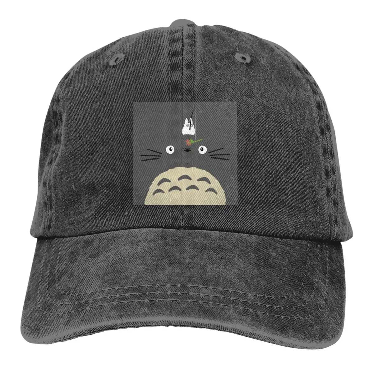

My Neighbor Totoro Water Wahshing Baseball Cap Cute Totoro Summer Trendy Retro Baseball Hat Men Caps