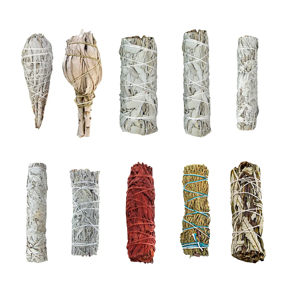 

Bundle Sage Multifunctional Fragrance Pure Leaf Smoking Spiritual Meditation Indoor Purification Soothes Nerves Energy Cleansing