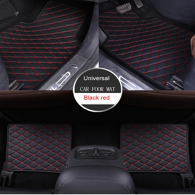 

Высококачественные кожаные автомобильные коврики для FORD Focus Fusion Mondeo Taurus Mustang GT 140 Ranger автомобильные аксессуары ковер